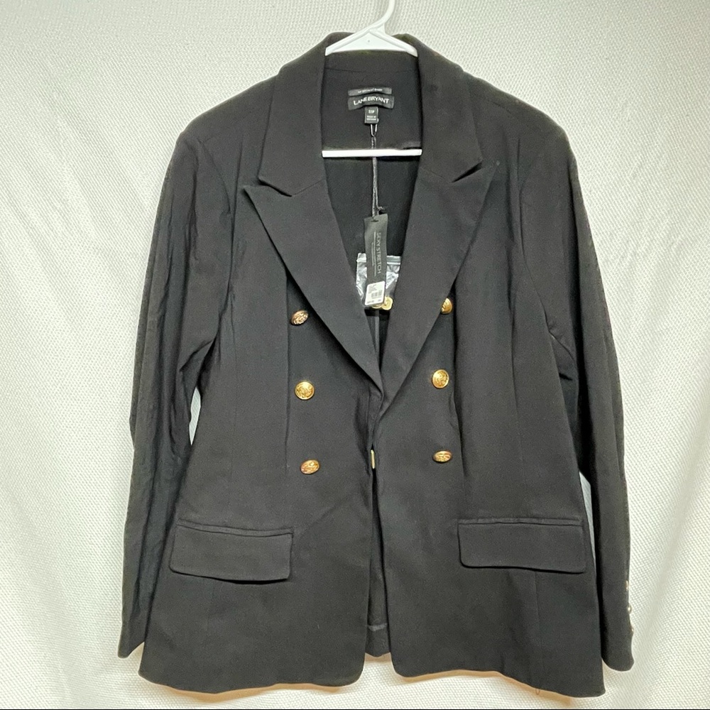 Lane Bryant NWT suit jacket sz 22P black